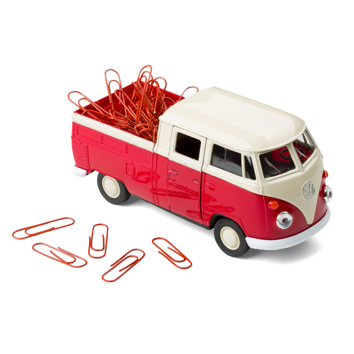 Mobile Office – Büroklammerspender VW Bus