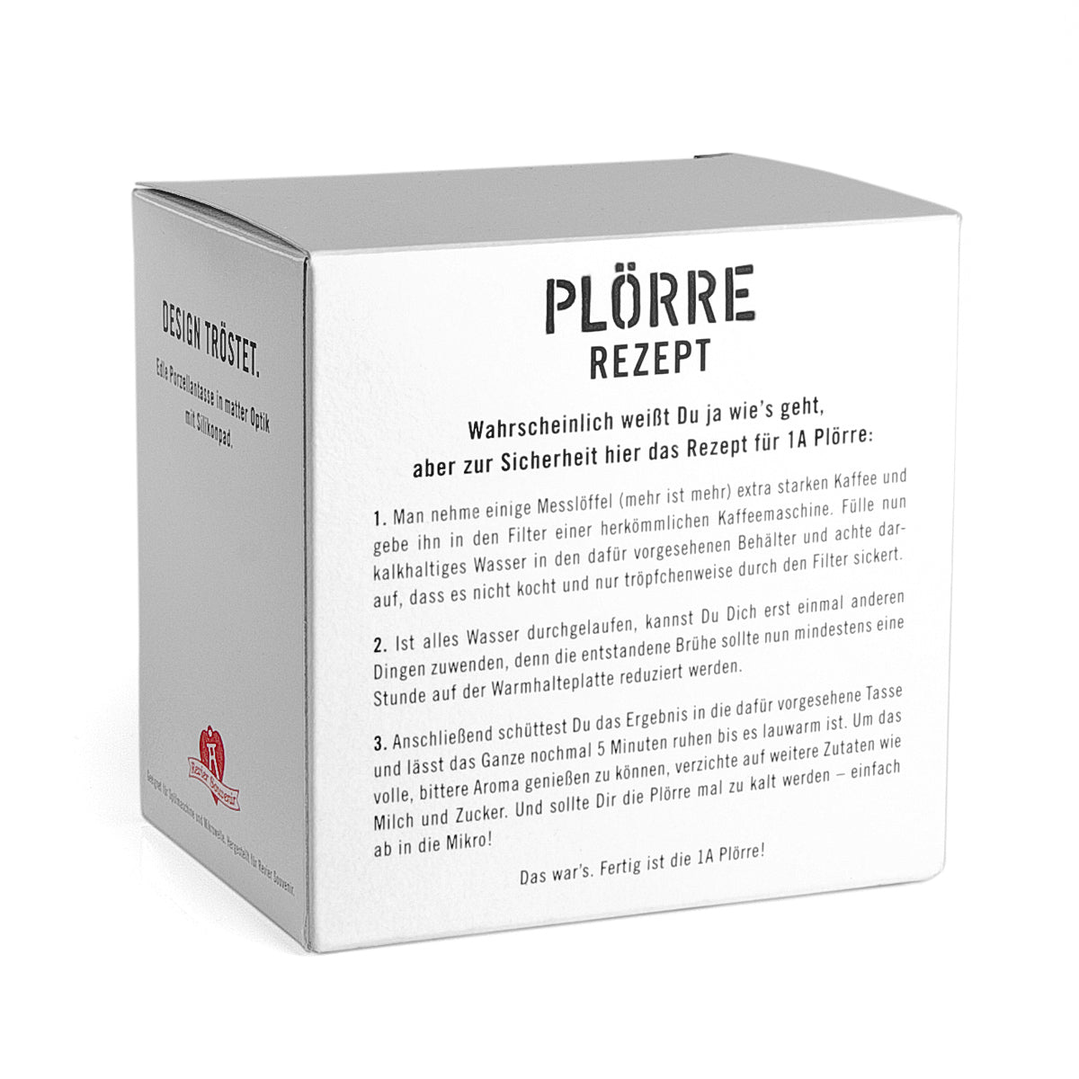 Plörre - Porzellanbecher