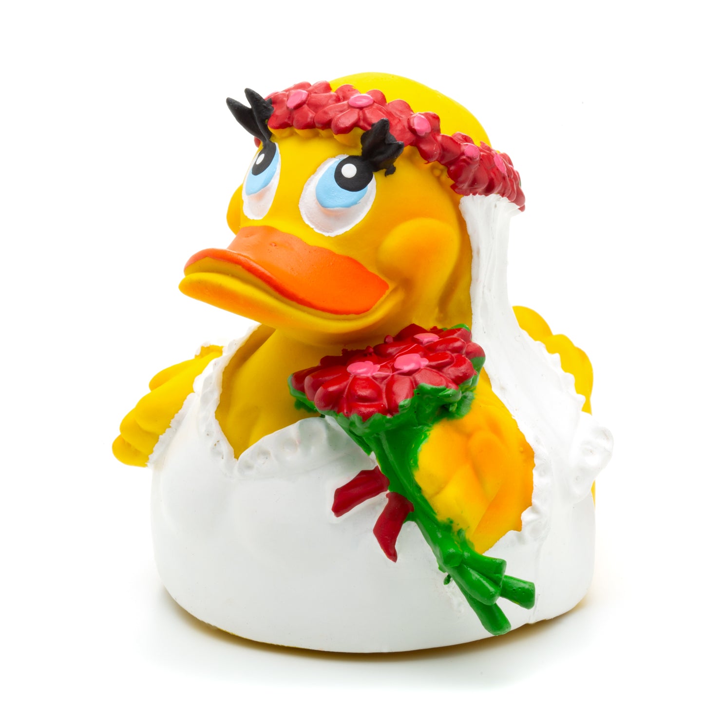 Quietscheente Bräute-Paar / Ente Braut + Braut 2er Set Mrs & Mrs