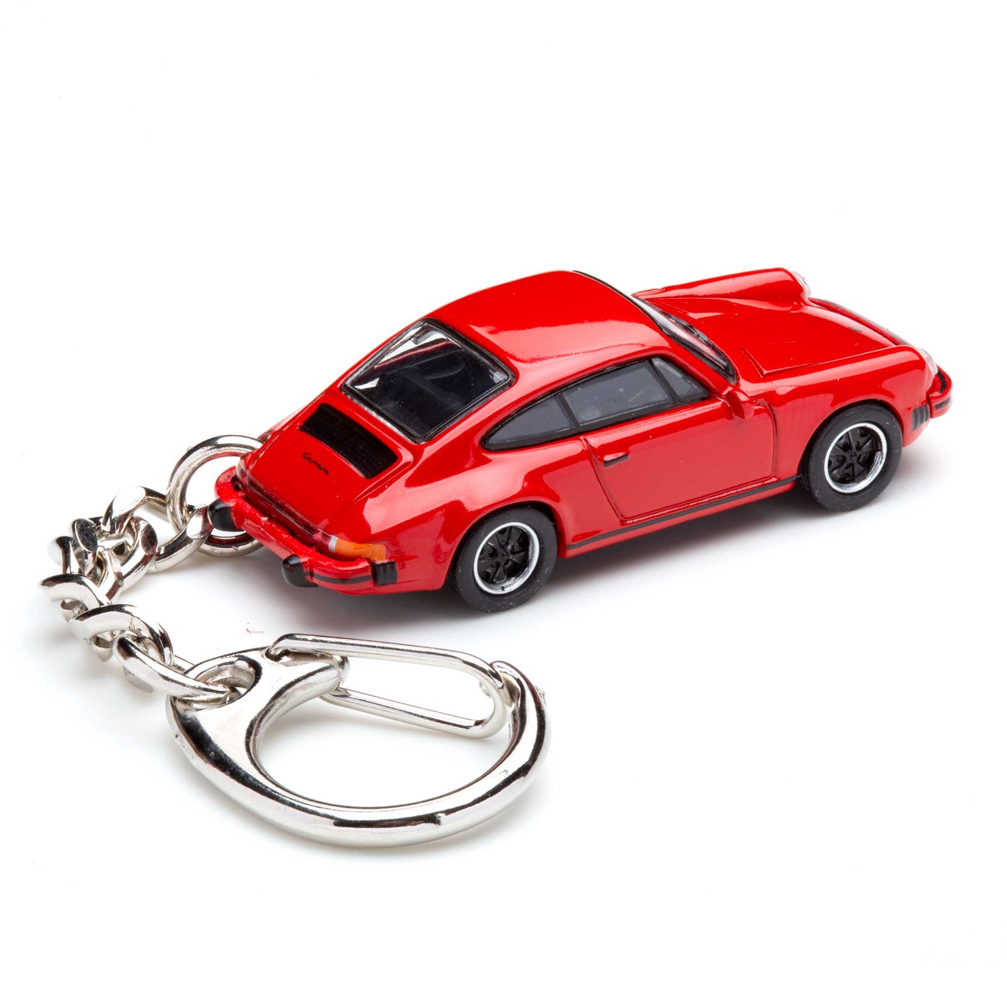 Schlüsselanhänger – Porsche 911 Carrera 3.2 Coupe indischrot