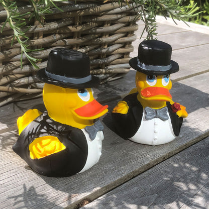 Quietscheenten Bräutigam-Paar 2er Set Mr & Mr