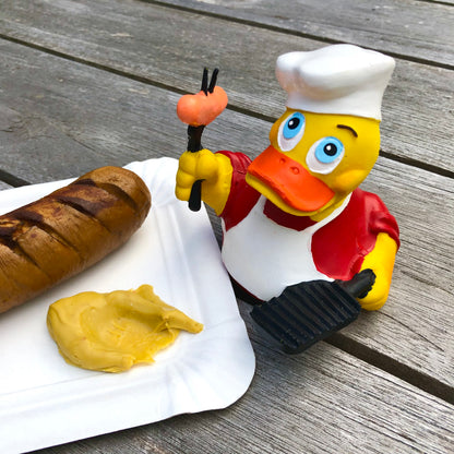 Quietscheente Griller