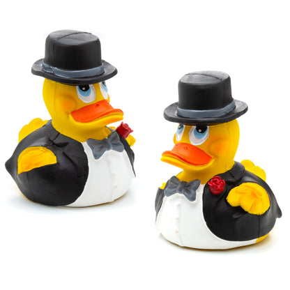 Quietscheenten Bräutigam-Paar 2er Set Mr & Mr